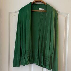 Coldwater Creek Vibrant Green Cardigan